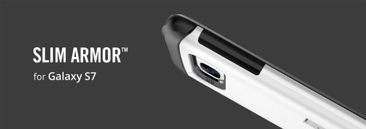 Захисна накладка Spigen SGP Slim Armor для Samsung Galaxy S7 (G930) - Shimmery White: фото 9 з 13