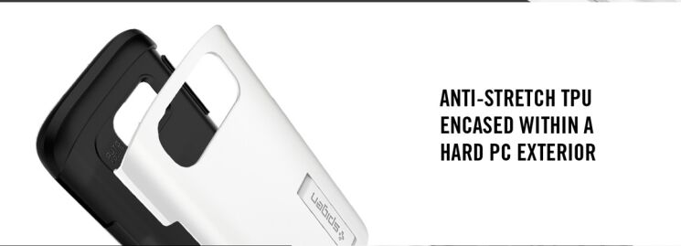 Защитная накладка Spigen SGP Slim Armor для Samsung Galaxy S7 (G930) - Shimmery White: фото 10 из 13