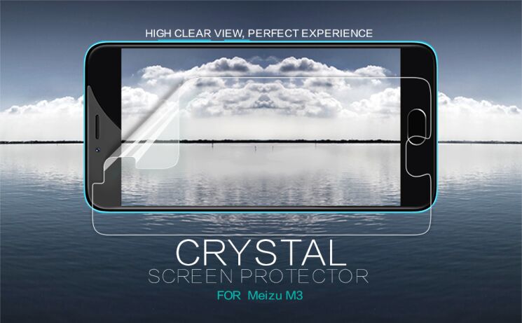 Защитная пленка NILLKIN Crystal для Meizu M3 / M3s: фото 1 из 9