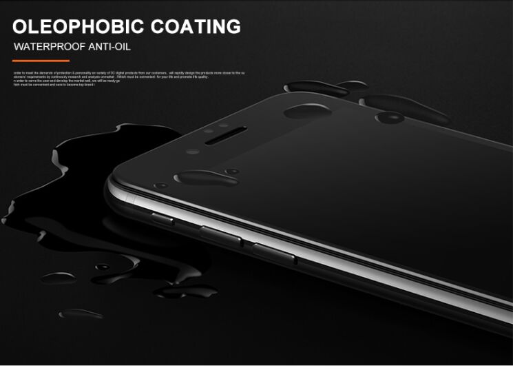 Захисне скло MOCOLO 3D Silk Print для iPhone 7 Plus / 8 Plus - Black: фото 10 з 10