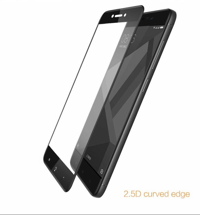 Защитное стекло MOCOLO 3D Silk Print для Xiaomi Redmi 4X - Black: фото 4 из 7