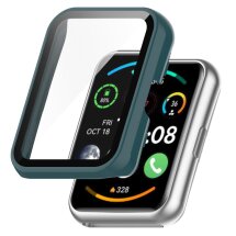 Захисний чохол Deexe Protective Frame для Huawei Watch Fit 2 - Green: фото 1 з 8