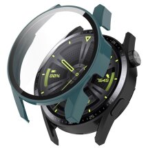 Защитный чехол Deexe Protective Frame для Huawei Watch GT 3 (42mm) - Dark Green: фото 1 из 8