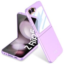 Защитный чехол GKK Ultra-Thin Pupil Shell для Samsung Galaxy Flip 5 - Purple: фото 1 из 7