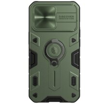 Защитный чехол NILLKIN CamShield Armor для Apple iPhone 13 Pro - Green: фото 1 из 14