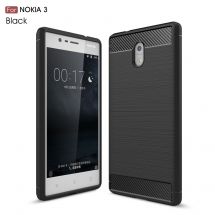 Захисний чохол UniCase Carbon для Nokia 3 - Black: фото 1 з 10
