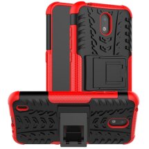 Защитный чехол UniCase Hybrid X для Nokia 1.3 - Black / Red: фото 1 из 13