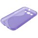 Силиконовая накладка Deexe S Line для Samsung Galaxy S3 (i9300) - Purple (GS3-6875V). Фото 2 из 5