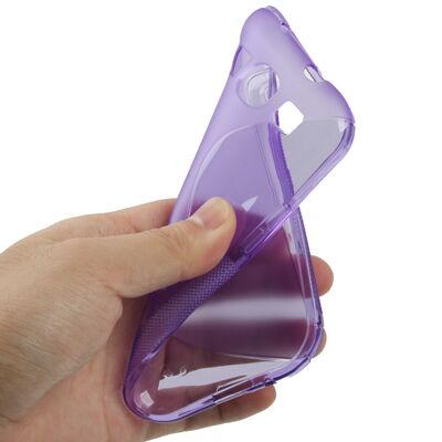 Силиконовая накладка Deexe S Line для Samsung Galaxy S3 (i9300) - Purple: фото 3 з 5