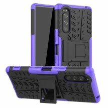 Защитный чехол UniCase Hybrid X для Sony Xperia 5 - Purple: фото 1 из 10