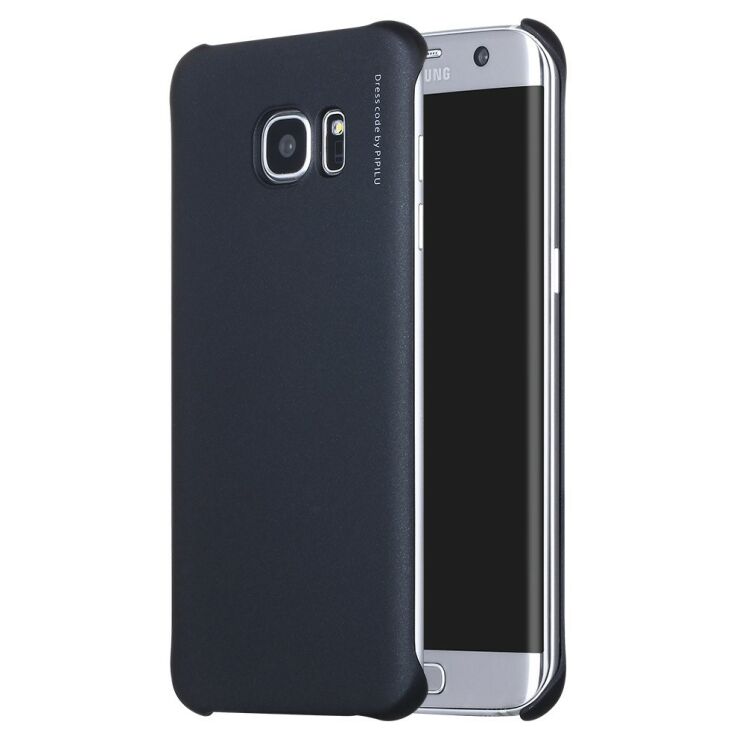 Пластиковий чохол X-LEVEL Slim для Samsung Galaxy S7 edge (G935) - Black: фото 1 з 9