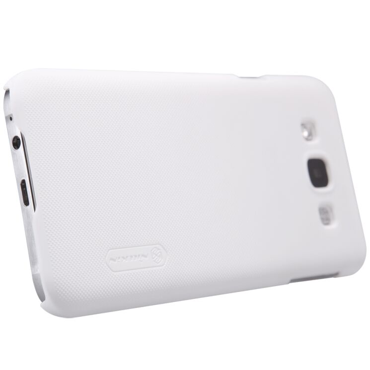 Пластиковая накладка Nillkin Frosted Shield для Samsung Galaxy E5 (E500) - White: фото 5 из 12