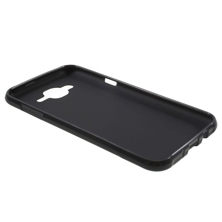 Силиконовая накладка Deexe Frosted Case для Samsung Galaxy J7 (J700) / J7 Neo (J701) - Black: фото 3 з 6