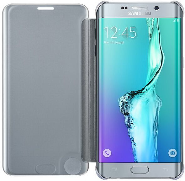 Чохол Clear View Cover для Samsung Galaxy S6 edge+ EF-ZG928CFEGRU - Silver: фото 3 з 5