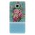 Силиконовая накладка Deexe Pretty Flowers для Samsung Galaxy A5 (A500) - Light Blue: фото 1 из 6