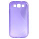 Силиконовая накладка Deexe S Line для Samsung Galaxy S3 (i9300) - Purple (GS3-6875V). Фото 4 из 5