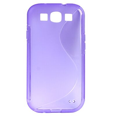 Силиконовая накладка Deexe S Line для Samsung Galaxy S3 (i9300) - Purple: фото 4 з 5