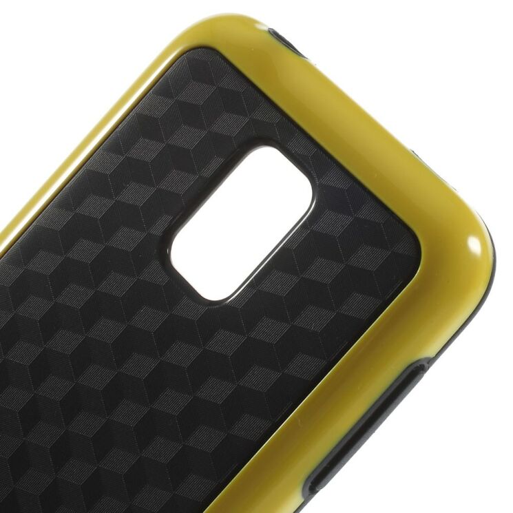 Силиконовая накладка Dexee Cube Pattern для Samsung Galaxy S5 mini (G800) - Yellow: фото 4 з 6