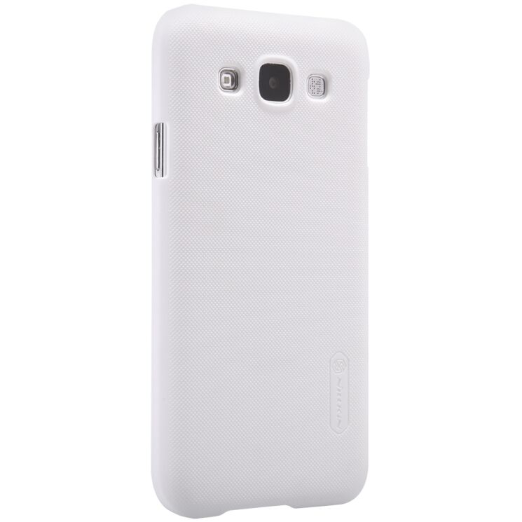 Пластиковая накладка Nillkin Frosted Shield для Samsung Galaxy E5 (E500) - White: фото 3 з 12