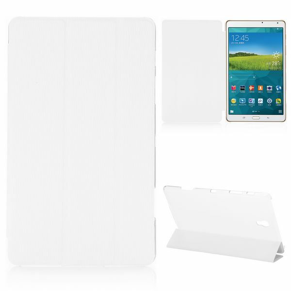 Чехол Deexe Toothpick Texture для Samsung Tab S 8.4 (T700) - White: фото 1 из 7