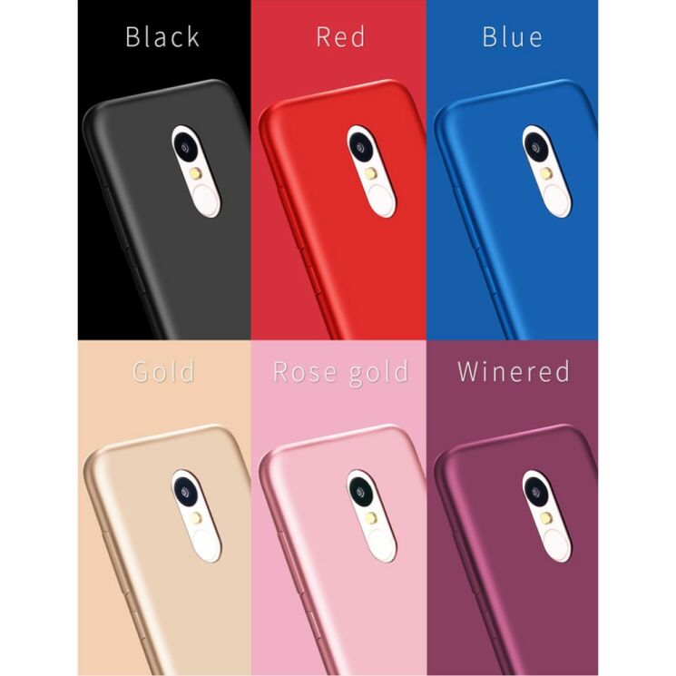 Силіконовий (TPU) чохол X-LEVEL Matte для Xiaomi Redmi Note 4X - Black: фото 4 з 12