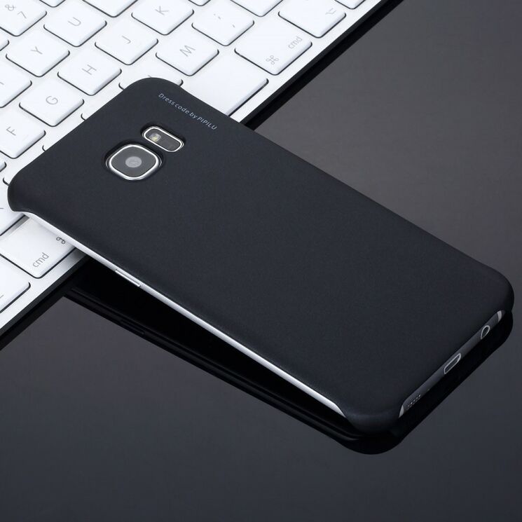 Пластиковий чохол X-LEVEL Slim для Samsung Galaxy S7 edge (G935) - Black: фото 2 з 9