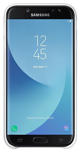 Защитный чехол Dual Layer Cover для Samsung Galaxy J7 2017 (J730) EF-PJ730CWEGRU - White: фото 2 из 4
