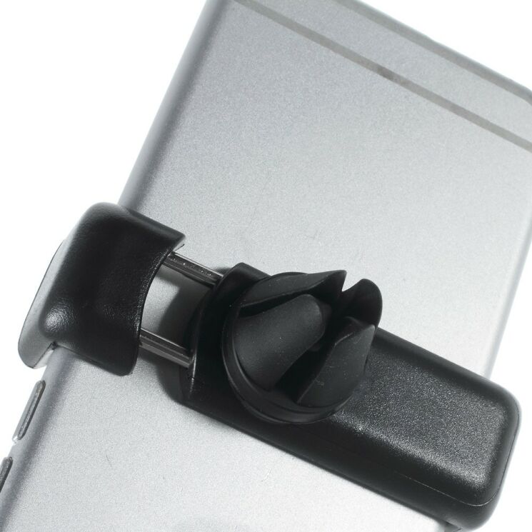 Автомобільний тримач Deexe AVC15 на повітропровід для смартфонів - Black: фото 4 з 4