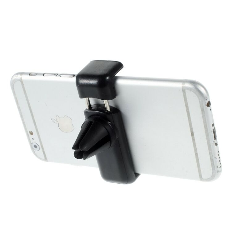 Автомобільний тримач Deexe AVC15 на повітропровід для смартфонів - Black: фото 3 з 4