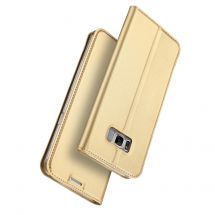 Чехол-книжка DUX DUCIS Skin Pro для Samsung Galaxy S8 Plus (G955) - Gold: фото 1 из 10