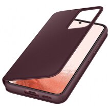 Чохол-книжка Smart Clear View Cover для Samsung Galaxy S22 (S901) EF-ZS901CEEGRU - Burgundy: фото 1 з 5