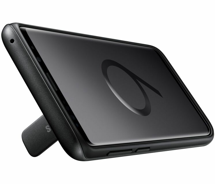 Чехол Protective Standing Cover для Samsung Galaxy S9+ (G965) EF-RG965CBEGRU - Black: фото 4 из 7