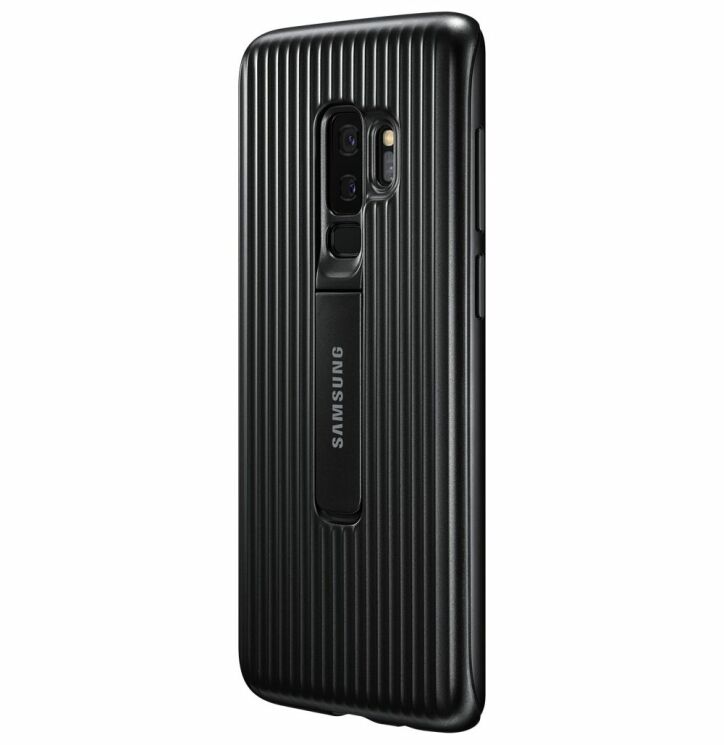 Чехол Protective Standing Cover для Samsung Galaxy S9+ (G965) EF-RG965CBEGRU - Black: фото 3 из 7