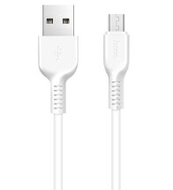 Дата-кабель HOCO X13 Easy Charged microUSB (2,4A, 1m) - White: фото 1 з 1