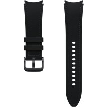 Оригинальный ремешок Hybrid Eco-Leather Band (M/L) для Samsung Galaxy Watch 4 / 4 Classic / 5 / 5 Pro / 6 / 6 Classic (ET-SHR96LBEGEU) - Black: фото 1 из 4