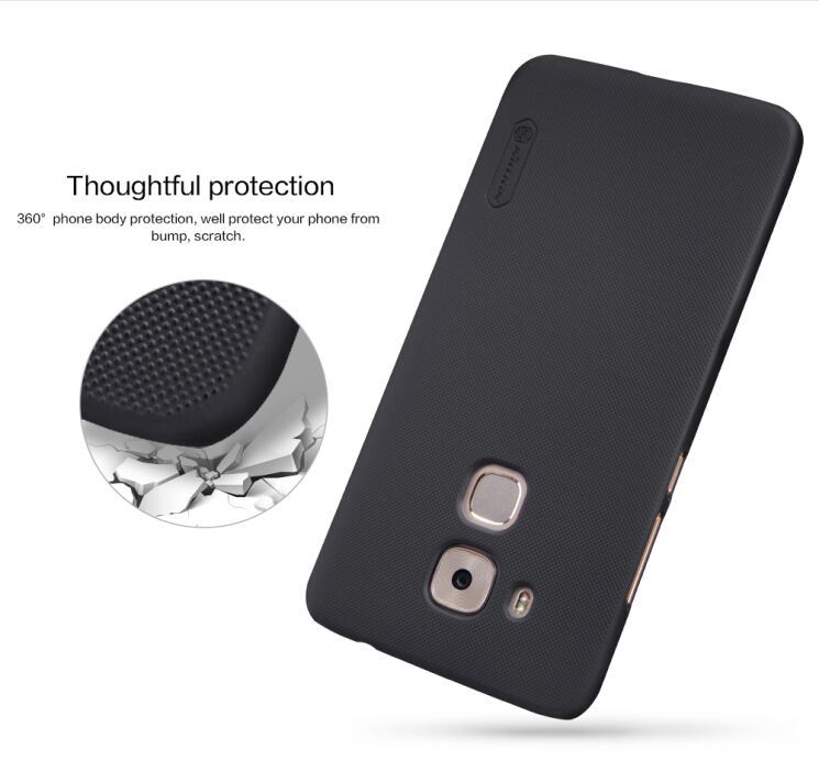 Пластиковий чохол NILLKIN Frosted Shield для Huawei Nova Plus - Black: фото 15 з 15