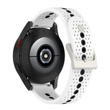 Ремінець Deexe Sport Style для годинників з шириною кріплення 20 мм - White / Black: фото 1 з 10