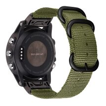 Ремінець UniCase Nylon для годинників Garmin з кріпленням Quick Fit 22mm - Green: фото 1 з 8
