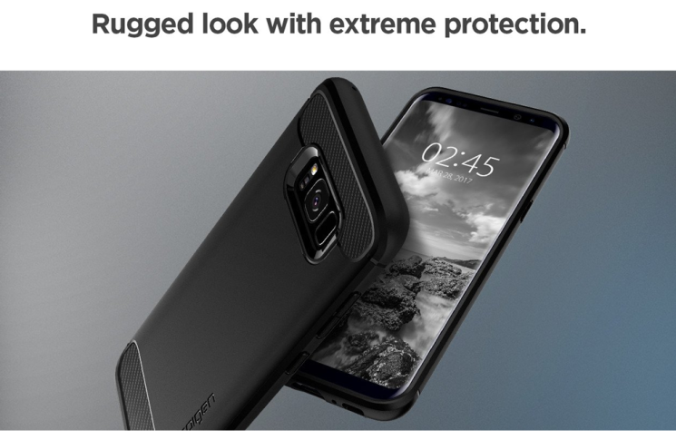 SGP Rugged Armor Захисна накладка для Samsung Galaxy S8 Plus (G955): фото 10 з 12