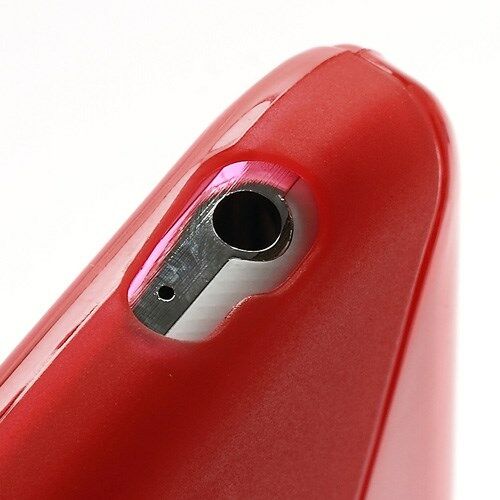 Силиконовая накладка Deexe S Line для Samsung Galaxy S4 (i9500) - Red: фото 4 из 7