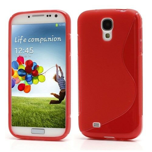 Силиконовая накладка Deexe S Line для Samsung Galaxy S4 (i9500) - Red: фото 1 з 7