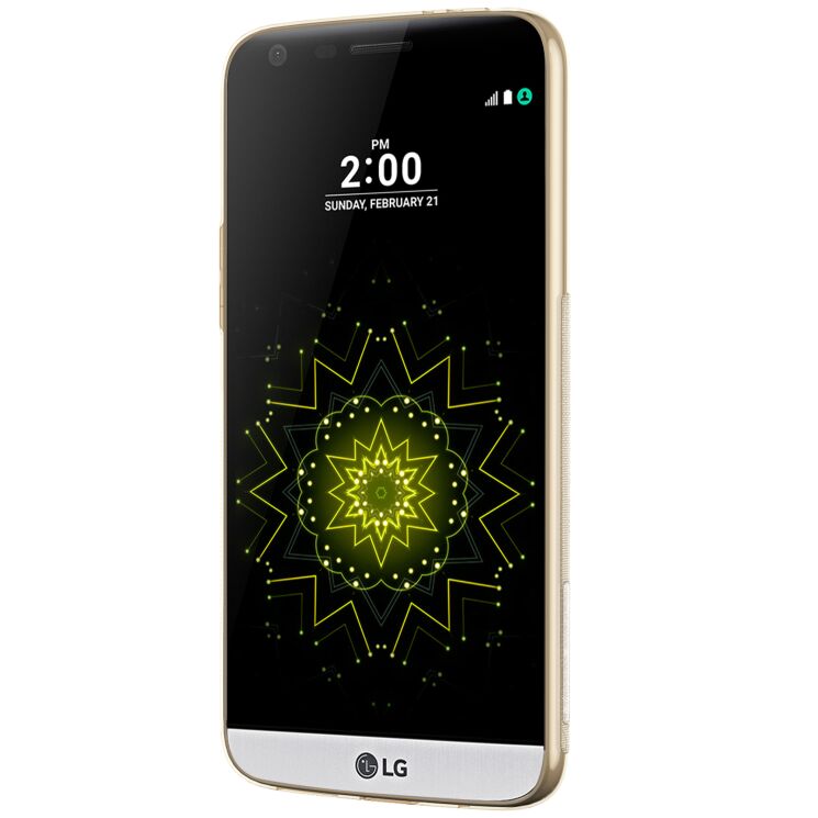 Силиконовый чехол NILLKIN Nature для LG G5 - Gold: фото 2 из 17