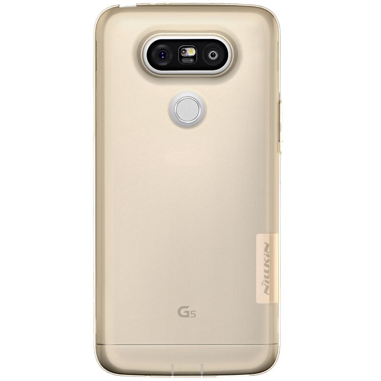 Силиконовый чехол NILLKIN Nature для LG G5 - Gold: фото 6 из 17