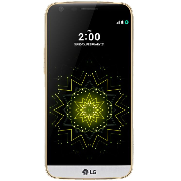 Силиконовый чехол NILLKIN Nature для LG G5 - Gold: фото 5 из 17