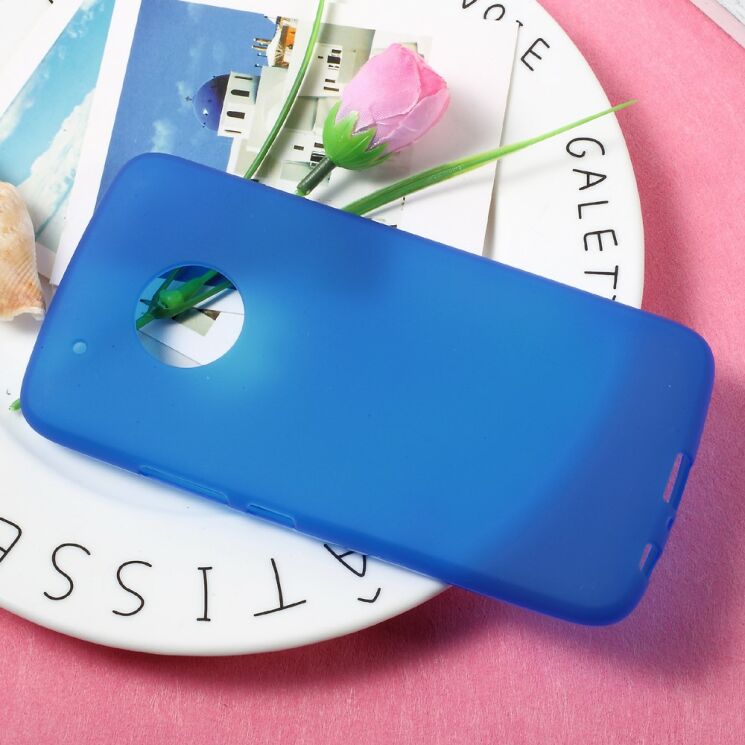 Силіконовий (TPU) чохол Deexe Soft Case для Motorola Moto G5 Plus - Blue: фото 3 з 4