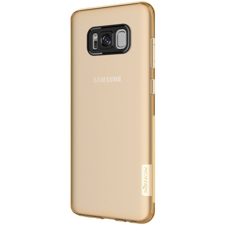 Силиконовый (TPU) чехол NILLKIN Nature TPU для Samsung Galaxy S8 Plus (G955) - Gold: фото 3 из 15