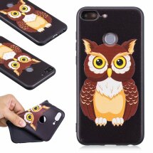 Силиконовый (TPU) чехол UniCase Color Style для Huawei Honor 9 Lite - Lovely Owl: фото 1 из 8
