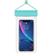 Влагозащитный чехол Deexe Waterproof Pouch для смартфонов с диагональю до 7.2 дюймов - Baby Blue: фото 1 из 9