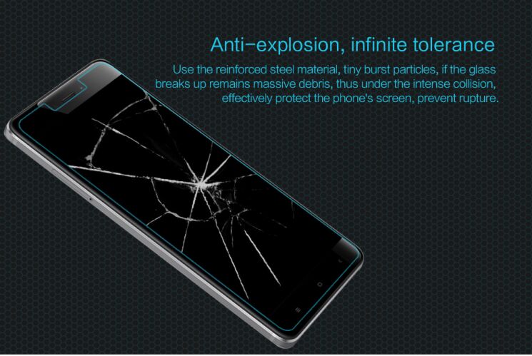 Защитное стекло NILLKIN Amazing H для Xiaomi Redmi Note 4 / Note 4X: фото 4 из 15