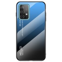 Захисний чохол Deexe Gradient Color для Samsung Galaxy A52 (A525) / A52s (A528) - Black / Blue: фото 1 з 2